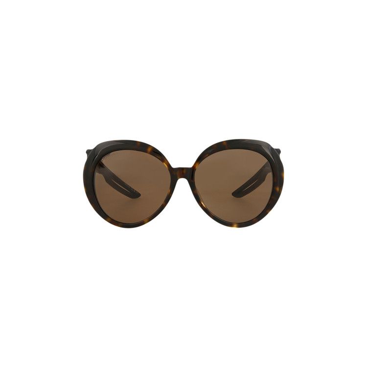 Balenciaga Havana/Brown BB0024SA Unisex Sunglasses BALENCIAGA BB0024SA 002 Havana Brown/Green 56 mm Sunglasses  main image 3