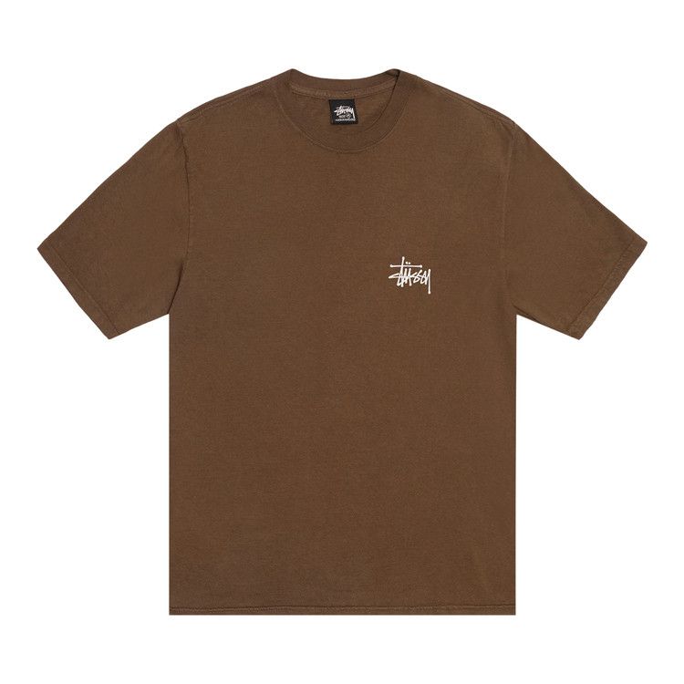00's NEIGHBORHOOD×STUSSY Tシャツ ブラウン Buy Stussy Basic Pigment Dyed T-Shirt 'Brown' - 1905001 BROW | GOAT