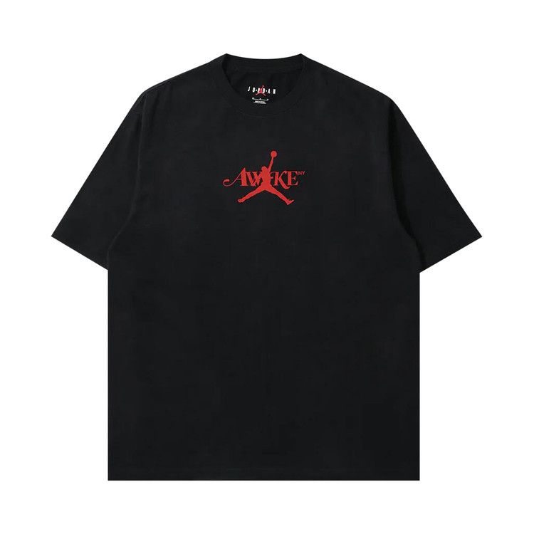 Air Jordan X Awake Ny Solid T-Shirt Black/University Red