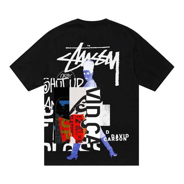 ★人気★【STUSSY】★David Carson Dino T-Shirt★Black★ Stussy David Carson Dino Tee Black Men's - SS24 - US