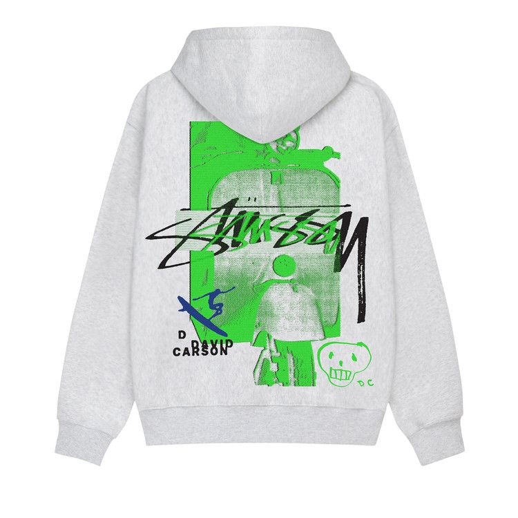 Stussy David Carson Vespa Hoodie Ash Heather
