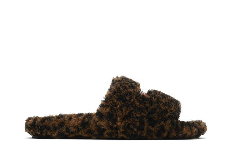 Buy Balenciaga Furry Slides 'Leopard' - 654747 W2F11 9634 | GOAT