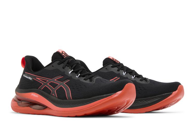 Asics Gel Kinsei Max Black Sunrise Red