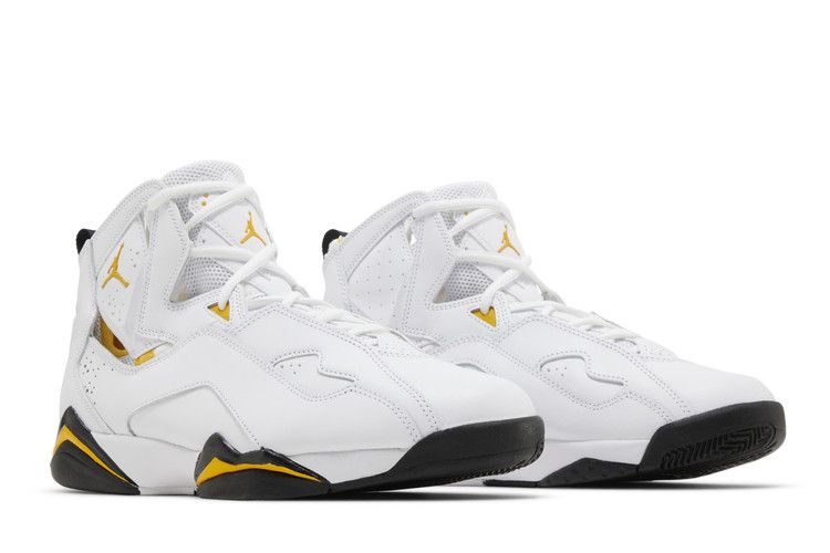 Air Jordan True Flight White Yellow Ochre
