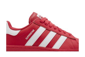 Adidas superstar homme rouge best sale