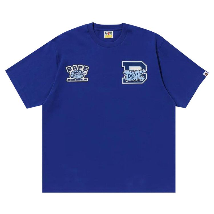Bape Fake Puff T-Shirt Blue