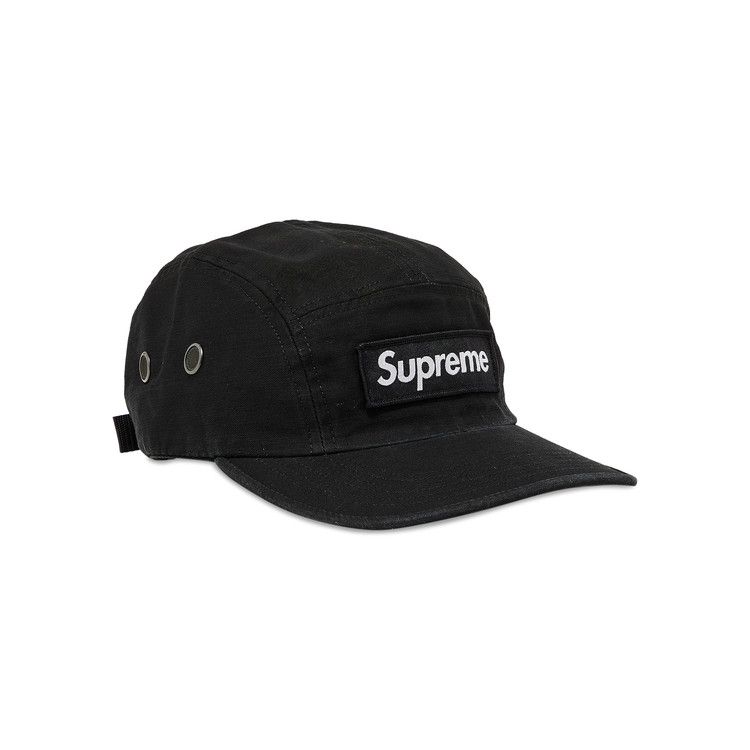 ☆EMIS\t☆ NYLON CAMP CAPBLACK m1037_1334868 Supreme Washed Nylon Camp Cap Black - FW17 - US