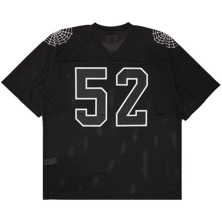 Buy Supreme Spiderweb Football Jersey 'Black' - SS24KN63