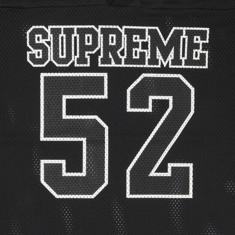 Buy Supreme Spiderweb Football Jersey 'Black' - SS24KN63