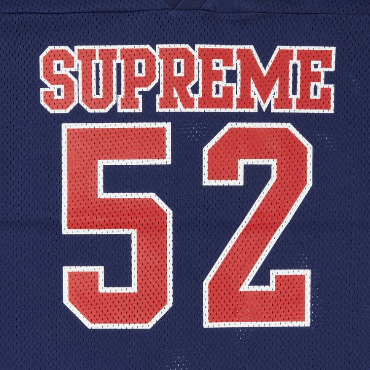 Buy Supreme Spiderweb Football Jersey 'Navy' - SS24KN63 NAVY | GOAT