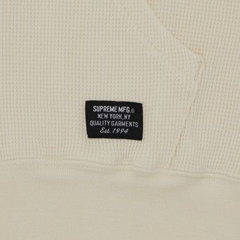 Buy Supreme Hooded Zip Up Thermal 'Natural' - SS24KN12