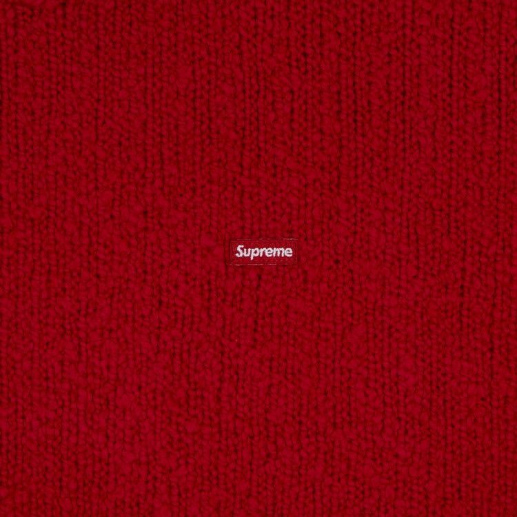 Buy Supreme Bouclé Small Box Sweater 'Red' - SS24SK17 RED | GOAT