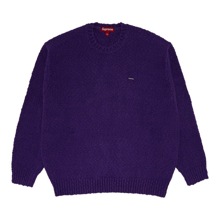 Buy Supreme Bouclé Small Box Sweater 'Purple' - SS24SK17 PURPLE | GOAT NL