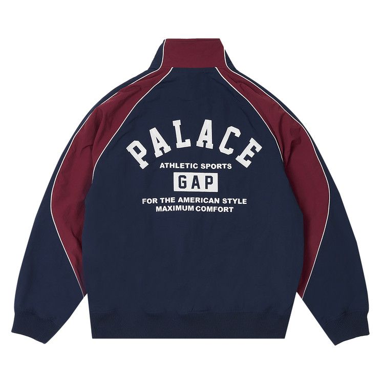 Palace x Gap Nylon Track Top 'Navy/Red'