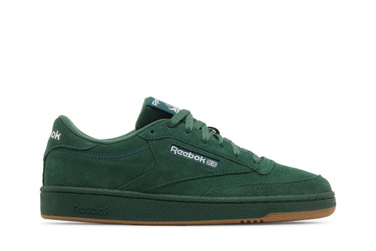 Reebok Club C 85 Dark Green Suede Gum — foto 2