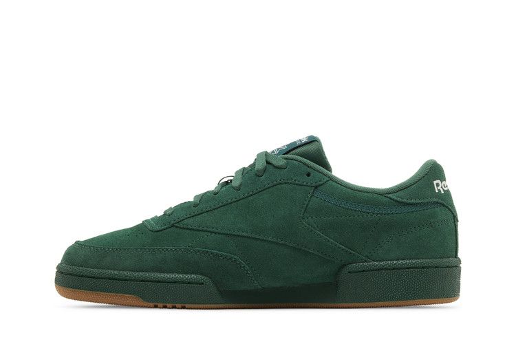 Reebok Club C 85 Dark Green Suede Gum — foto 4