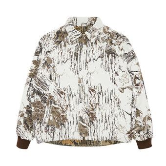 Buy Supreme x RealTree Reversible Quilted Work Jacket 'Snow Camo