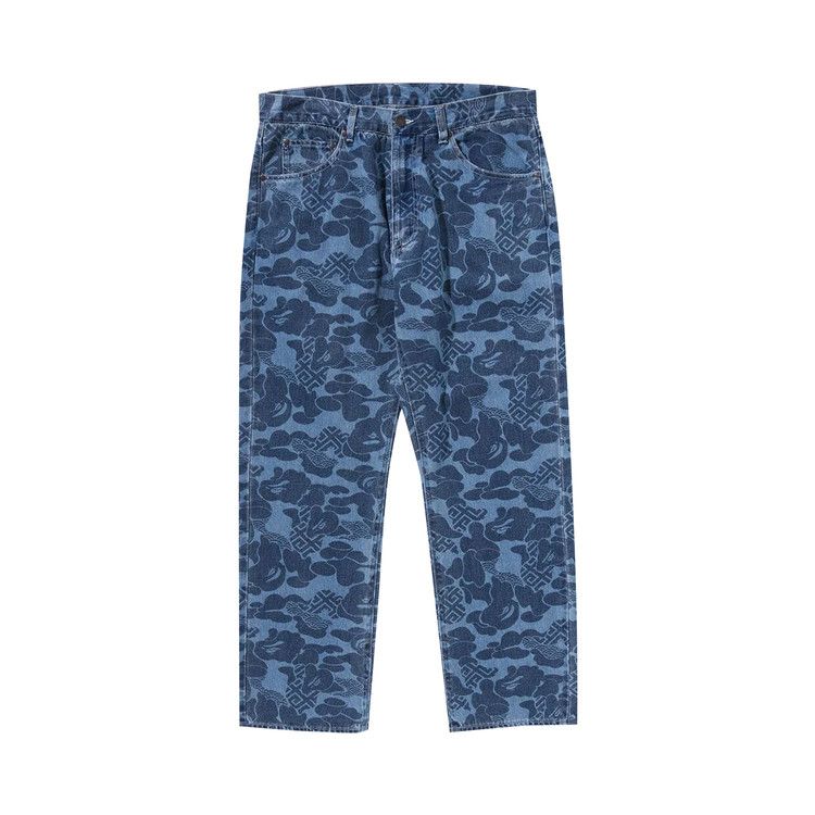Bape Asia Camo Denim Pants 'indigo'
