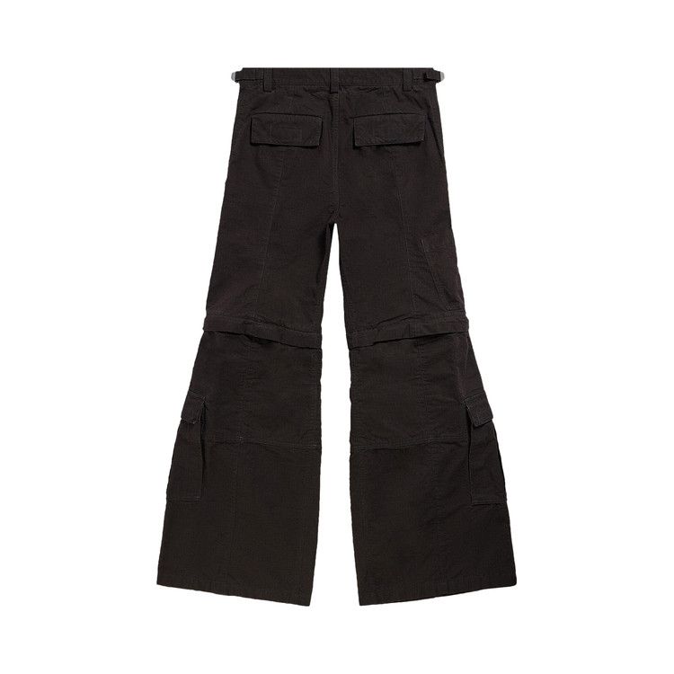 Balenciaga Flared Cargo Pants Black