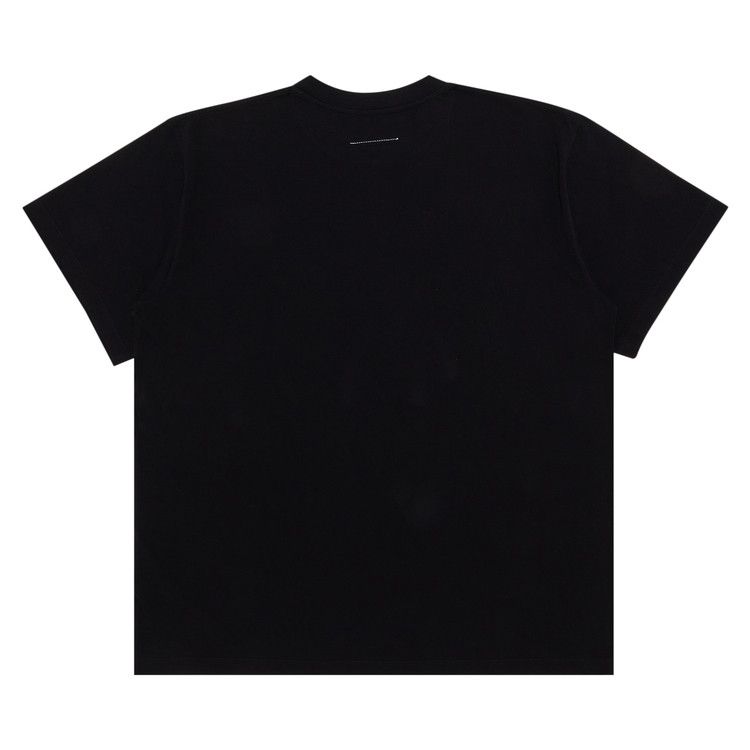 Buy MM6 Maison Margiela Basic Jersey T-Shirt 'Black' - SH2GC0007 S23588 900