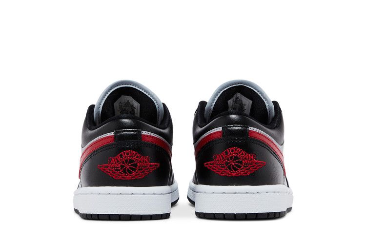 Wmns Air Jordan 1 Low 'wolf Grey Gym Red'