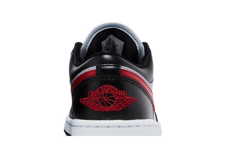 Wmns Air Jordan 1 Low 'wolf Grey Gym Red'