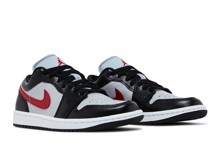 Wmns Air Jordan 1 Low 'wolf Grey Gym Red'