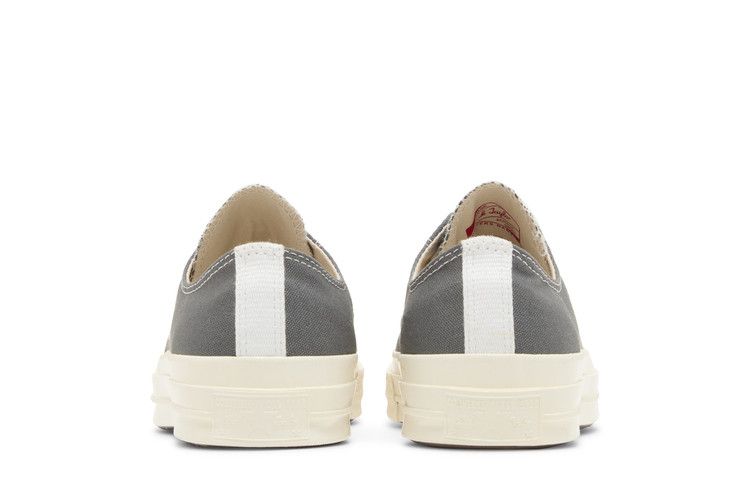 Comme des Garçons PLAY x Converse Chuck 70 Low Steel Gray
