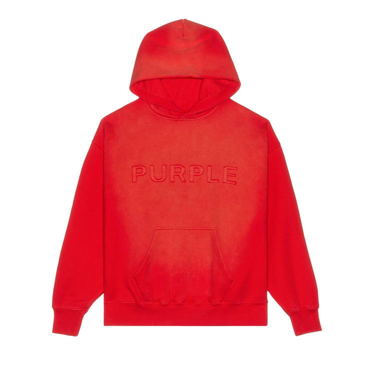 Buy PURPLE BRAND HWT Fleece Pullover Hoodie 'Red' - P401