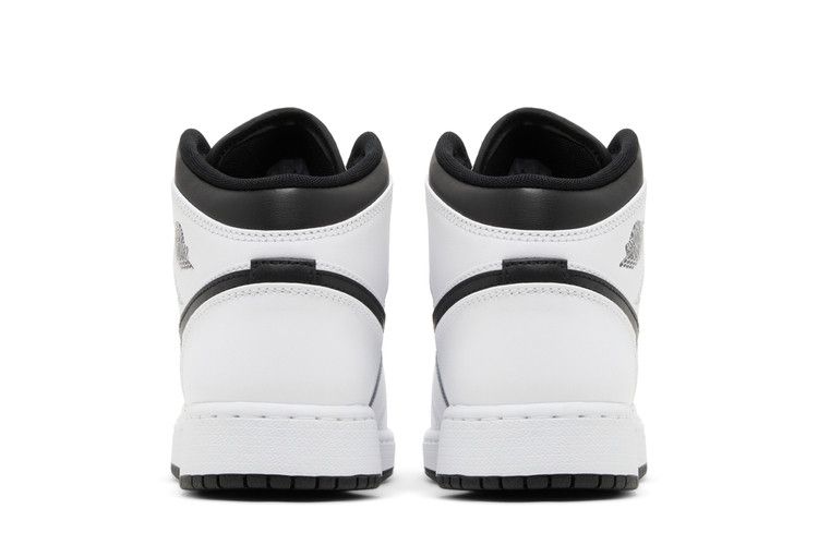 Air Jordan 1 Mid Gs White Black