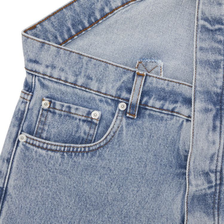 Buy Y/Project Evergreen Asymmetric Waist Jeans 'Blue