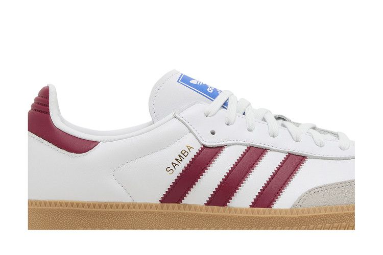 ★adidas★ Samba OG White Burgundy IF3813 adidas Samba OG White Burgundy Gum Men's - IF3813 - US