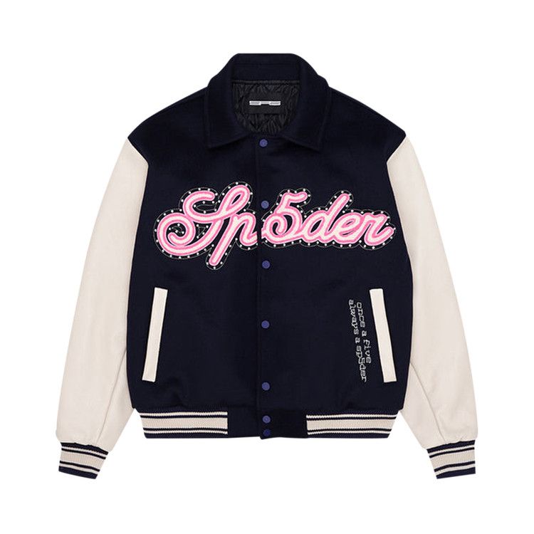 アウターその他 87MM Mmlg WOOL VARSITY JUMPER NAVY MMLGBC2J017 1398780_01.jpg.jpeg