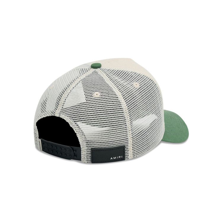 Buy Amiri Two Tone MA Trucker Hat 'Natural Mineral Green