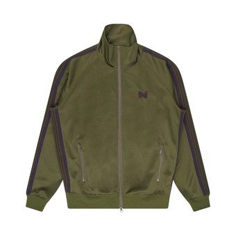 051◆NEEDLES TRACK JACKET MAPS OLIVE Needles Track Jacket - Poly Smooth | Apparel » Buy online now!