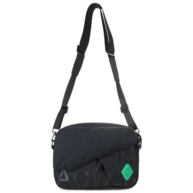 ショルダーバッグ A COLD WALL Men Shoulder Bags ACWUG090B Green Buy A-Cold-Wall* Diamond Padded Envelope Bag 'Black