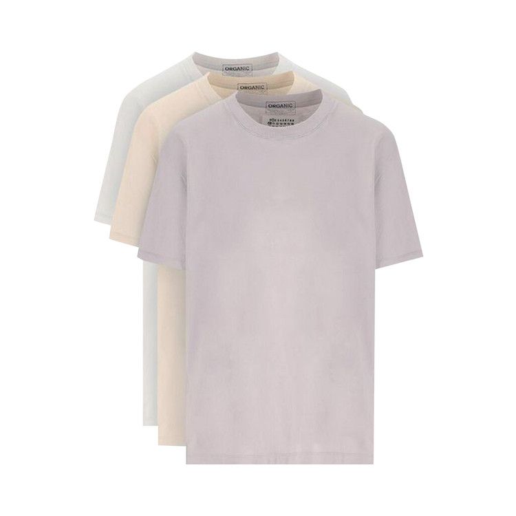 Buy Maison Margiela Organic Jersey T-Shirt (3 Pack) 'Beige