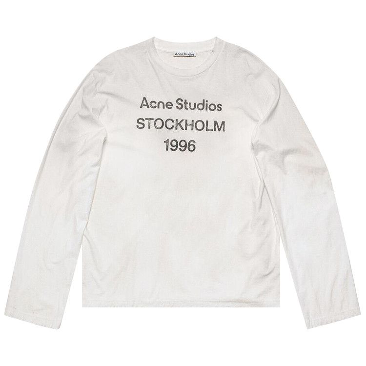 Buy Acne Studios Logo 1996 Long-Sleeve T-Shirt 'White