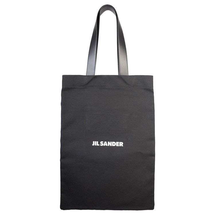 トートバッグ Jil Sander Black canvas shopping bag (J25WC0005P4863 001) Buy Jil Sander Logo Book Tote Bag 'Black' - J25WC0004 P4863