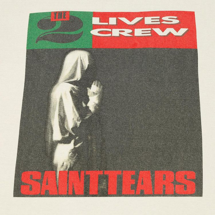 Saint Michael x Denim Tears Lives Crew T-Shirt 'White' — foto 4