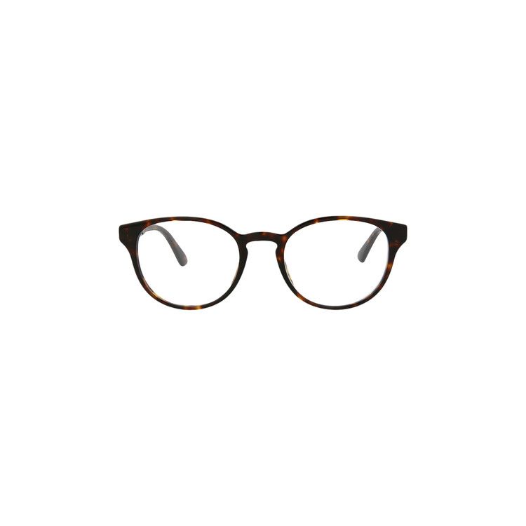 Gucci Round-Frame Acetate Optical Frames Havana Havana Transparent (GG0827O-30009496-005)