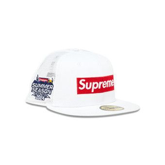 帽子 supreme box logo mesh back new era cap Supreme Box Logo Mesh Back New Era (SS24) - $54