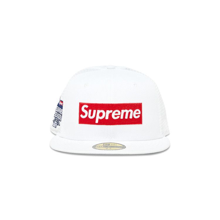 Buy Supreme Box Logo Mesh Back New Era 'White' - SS24H14 