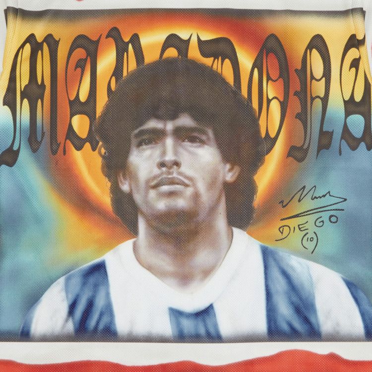 Buy Supreme Maradona Soccer Jersey 'Multicolor' - SS24KN79 ...