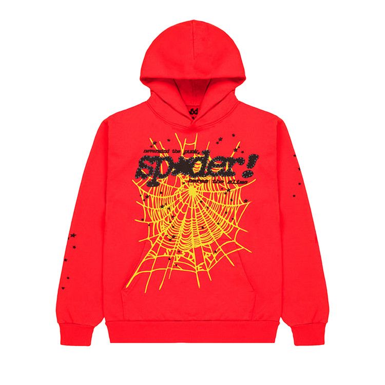 Sp5der P*NK V2 Hoodie 'Red'