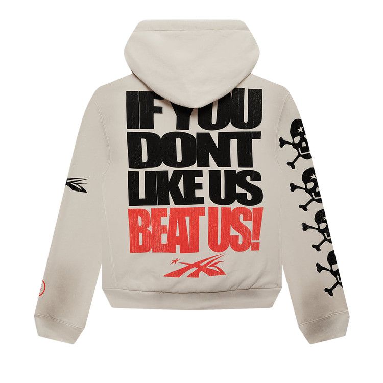 Hellstar If You Dont Like US Beat US Hoodie 'white'