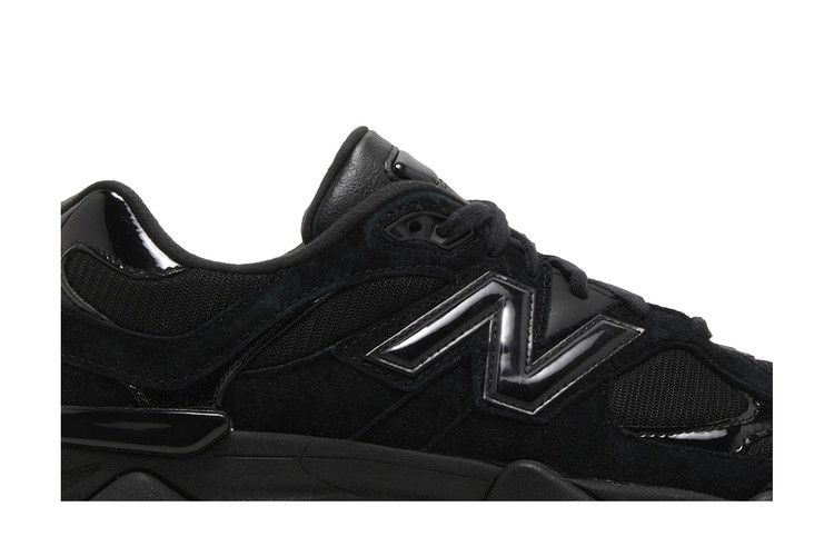 New Balance 9060 Triple Black Patent — foto 3