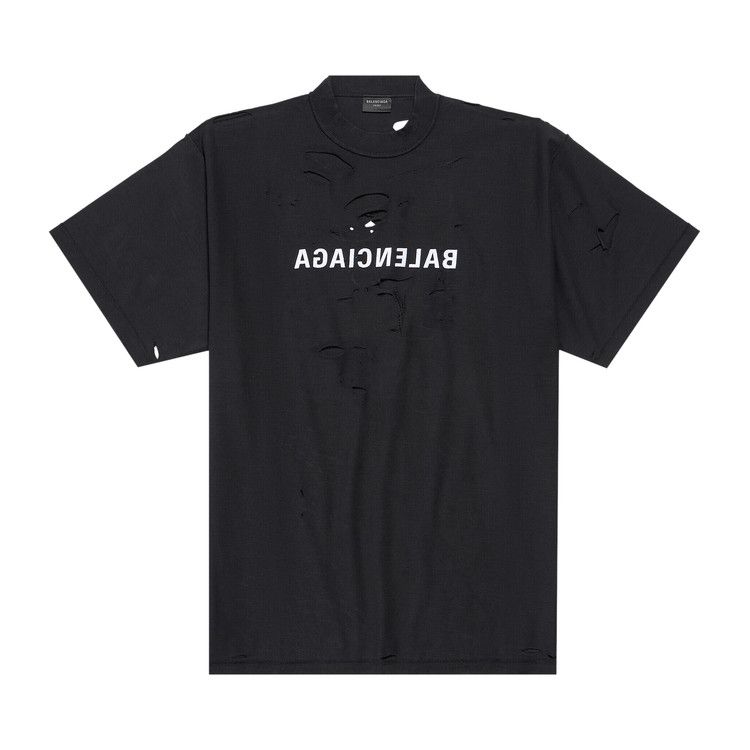 Balenciaga Inside Out T-Shirt Faded Black/White