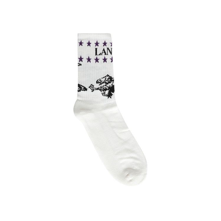 LANVIN | SCOTTON SOCKS BLACK & MULTI ソックス Lanvin Socks In Black Cotton | italist