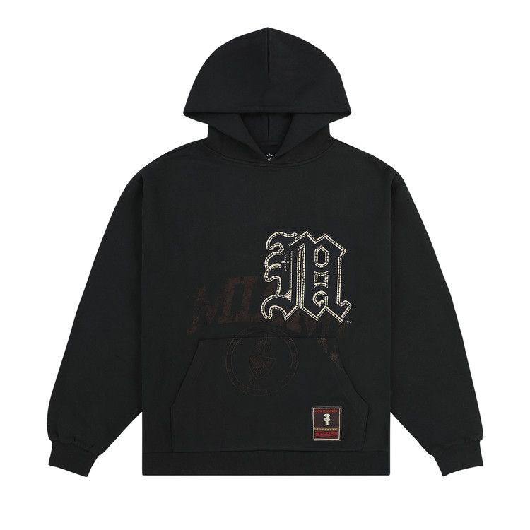 Cactus Jack By Travis Scott X Mitchell & Ness University Of Miami Hoodie 'black'